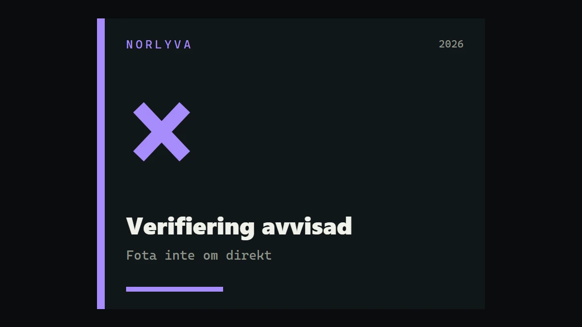 Binance-verifiering misslyckas: kontrollera ID, selfie, namn och adress